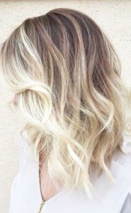 Ombre hair blond